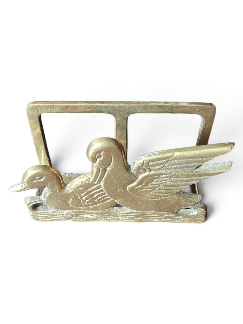 Decorative Gold Duck Napkin Holder for Tabletop